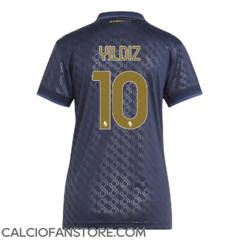 Maglia Calcio Juventus Kenan Yildiz #10 Terza Divisa Donna 2024-25 Manica Corta